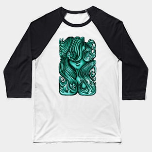 Luscious Locks - Arcadia Green Baseball T-Shirt